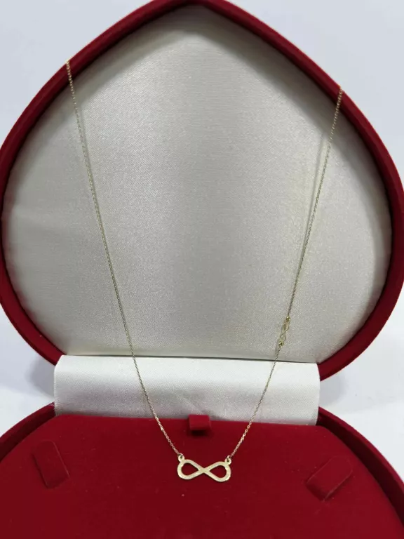 ZŁOTY ŁAŃCUSZEK PRÓBA 585 1.55G R44CM
