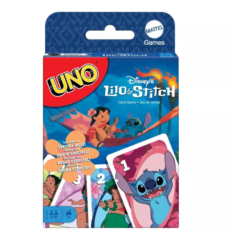 TOWARZYSKA GRA KARCIANA UNO STITCH