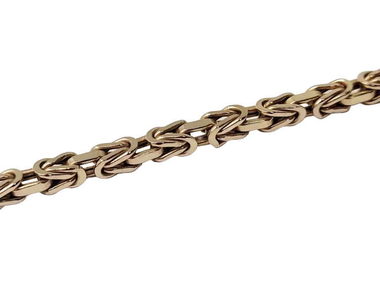 ZŁOTA BRANSOLETKA SPLOT KRÓLEWSKI 7,30G PR.333 DŁ.17,5CM