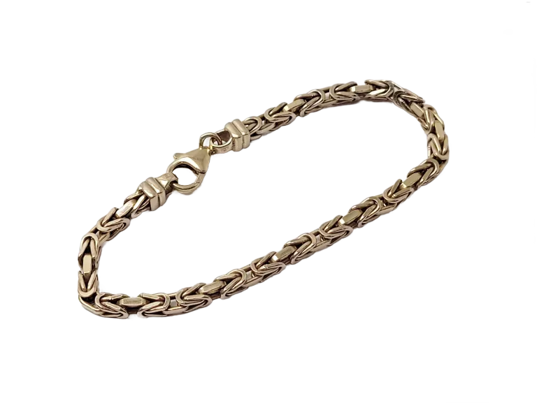 ZŁOTA BRANSOLETKA SPLOT KRÓLEWSKI 7,30G PR.333 DŁ.17,5CM