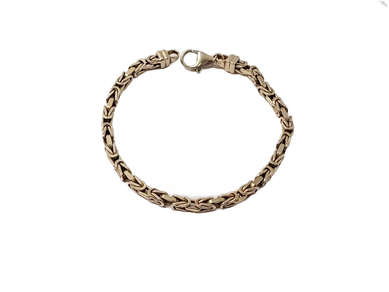 ZŁOTA BRANSOLETKA SPLOT KRÓLEWSKI 7,30G PR.333 DŁ.17,5CM