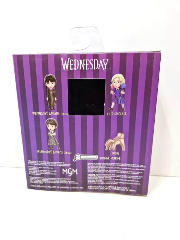 WEDNESDAY NANO METALFIGS DIECAST MINI FIGURES 4-PACK WAVE 1 4 CM