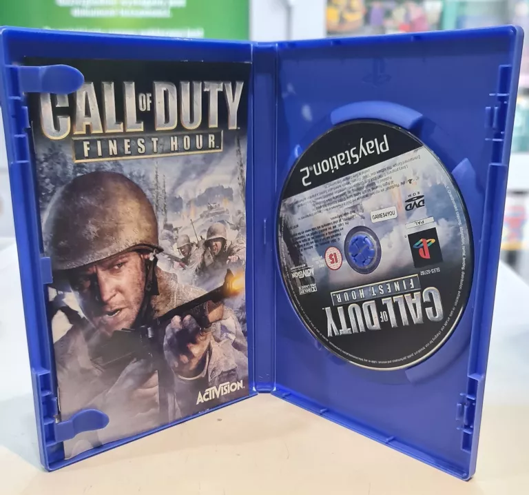 GRA PS2 CALL OF DUTY FINEST HOUR