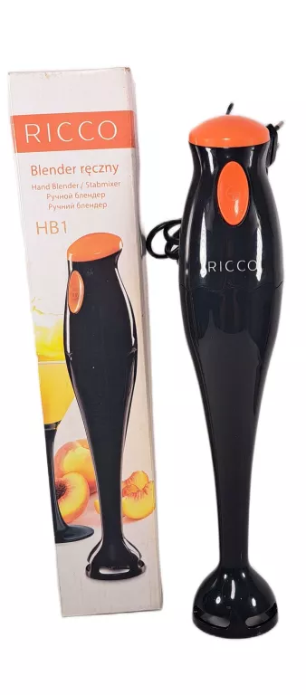 BLENDER RĘCZNY RICCO HB1 60 W CZARNY
