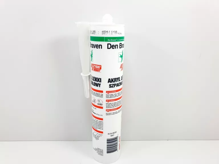 DEN BRAVEN AKRYL LEKKI SZPACHLOWY 280ML IDEALNY DO NAPRAW I WYGŁADZANIA