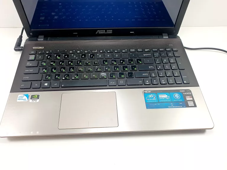 LAPTOP ASUS R500V 4/500 GB PENTIUM CPU B980 WIN10PRO NVIDIA