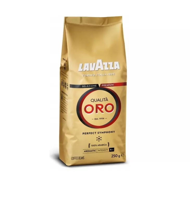 KAWA ZIARNISTA ARABICA LAVAZZA QUALITA ORO 250 G
