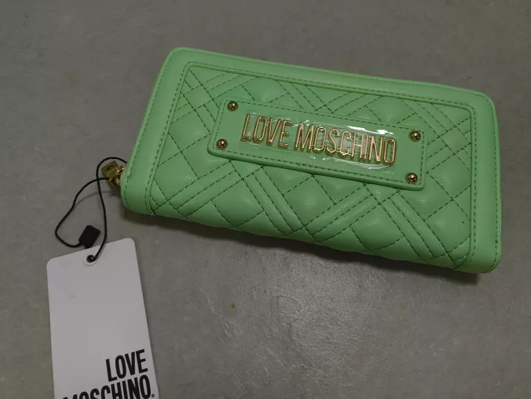 PORTFEL LOVE MOSCHINO JC5600 MIĘTOWY