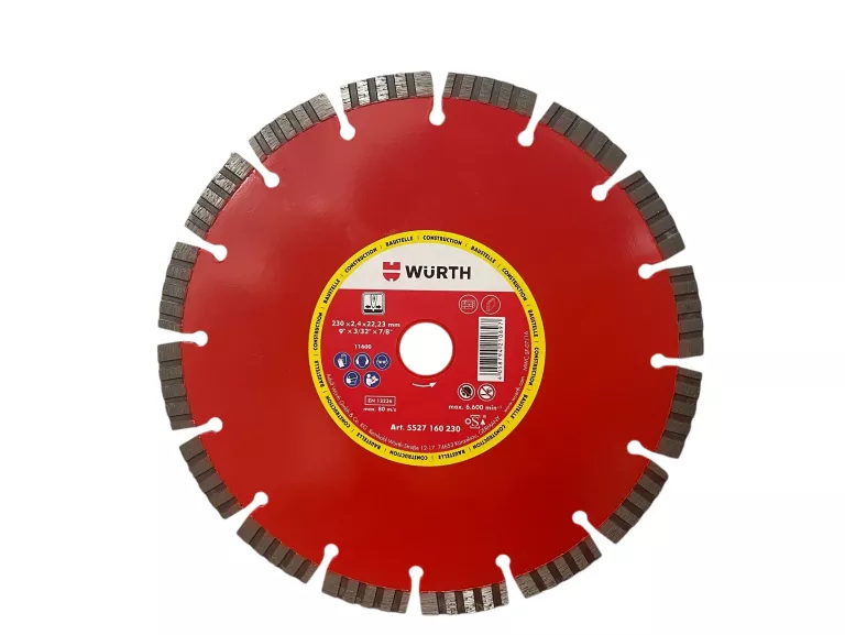 TARCZA DIAMENTOWA WURTH 230X22,23MM