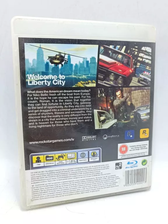 GRA PS3 GTA IV