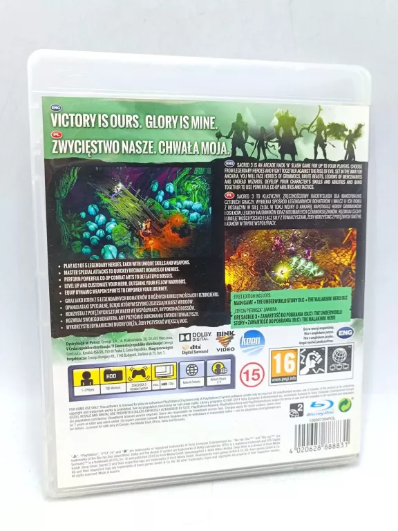 GRA PS3 SACRED 3 FIRST EDITION