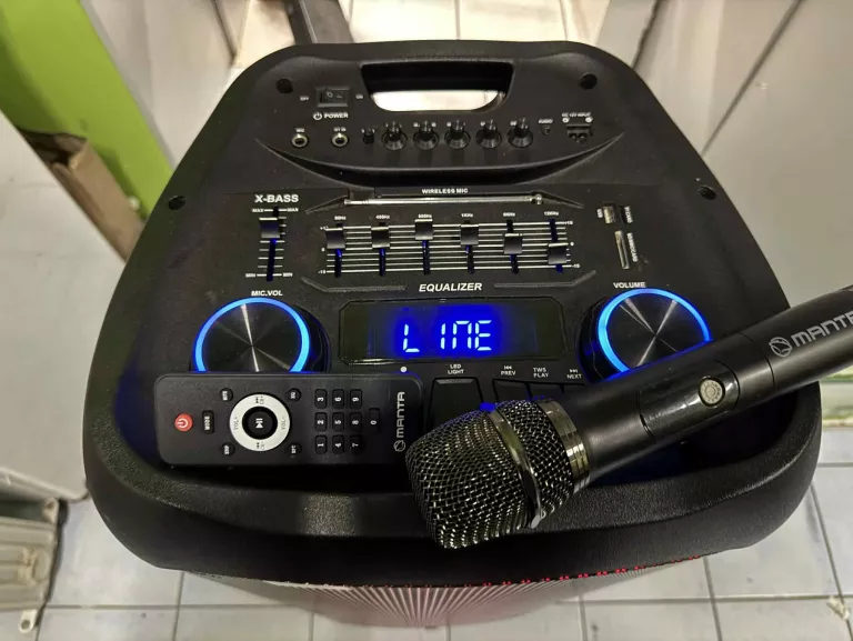 GŁOŚNIK KARAOKE POWER AUDIO MANTA KRIOS SPK1202B250