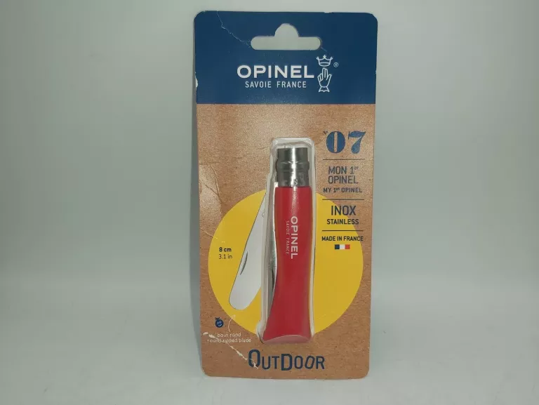 SCYZORYK OPINEL 07 MON OPINEL INOX CZERWONY