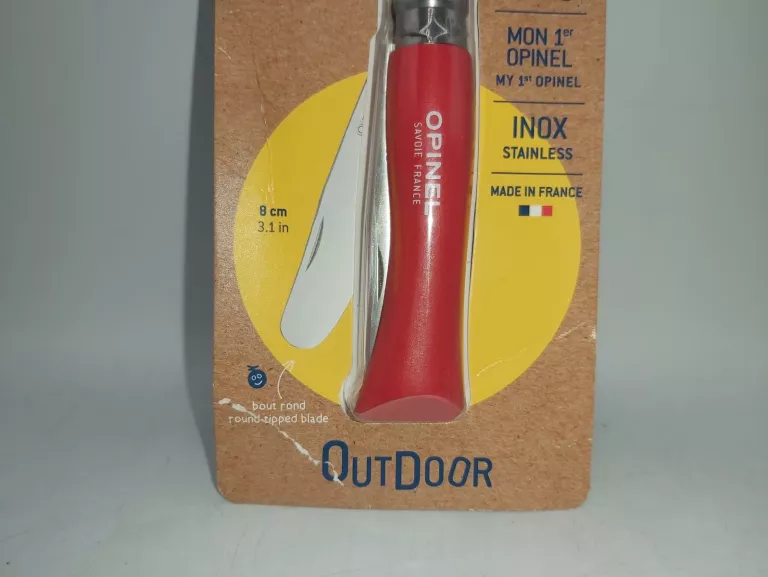 SCYZORYK OPINEL 07 MON OPINEL INOX CZERWONY