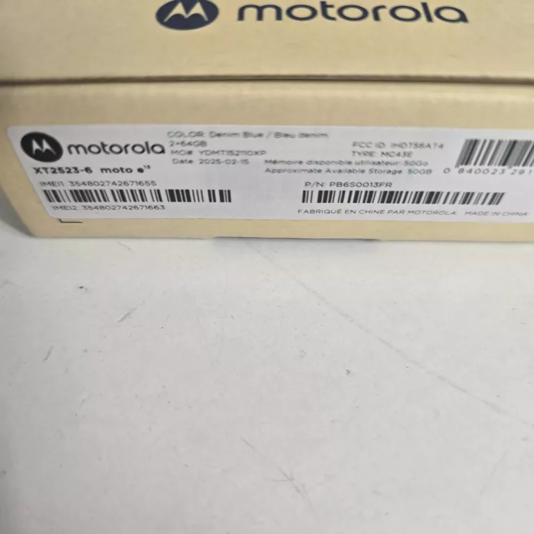 TELEFON MOTOROLA MOTO E15