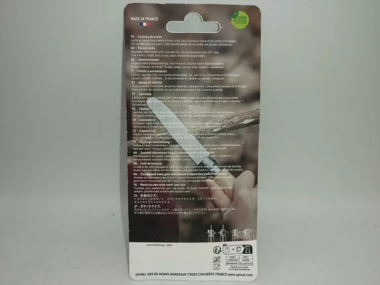 SCYZORYK OPINEL 07 MON OPINEL INOX CZERWONY