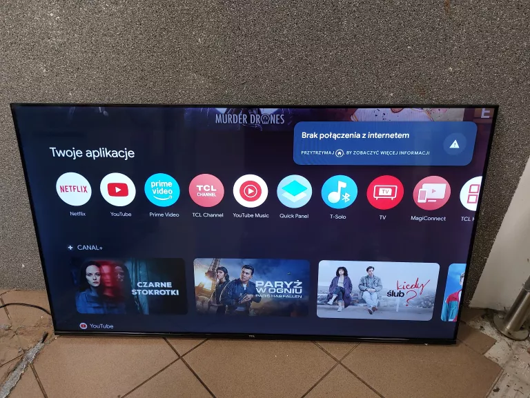 TELEWIZOR LED TCL 50P631 UHD 50 CALI 4K UHD ANDROID TV PILOT