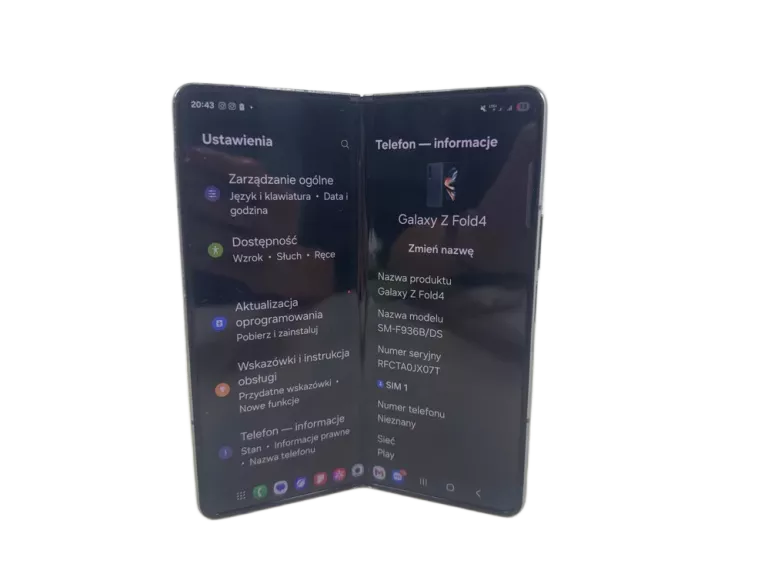 SMARTFON SAMSUNG GALAXY Z FOLD4 12 GB / 512 GB 5G