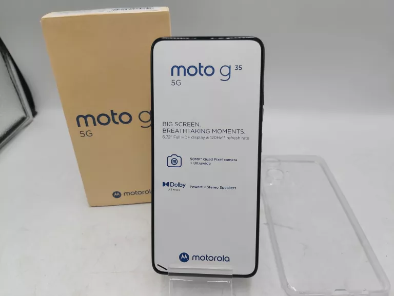 TELEFON MOTOROLA MOTO G35 5G 8/128GB, DUAL SIM, IDEAŁ, KOMPLET!!!