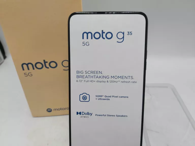 TELEFON MOTOROLA MOTO G35 5G 8/128GB, DUAL SIM, IDEAŁ, KOMPLET!!!