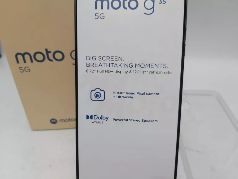 TELEFON MOTOROLA MOTO G35 5G 8/128GB, DUAL SIM, IDEAŁ, KOMPLET!!!