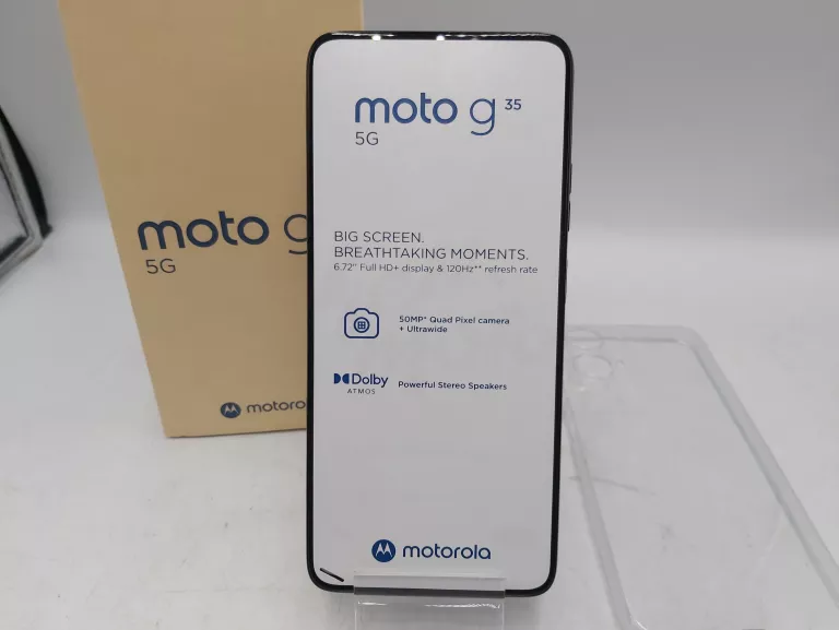 TELEFON MOTOROLA MOTO G35 5G 8/128GB, DUAL SIM, IDEAŁ, KOMPLET!!!