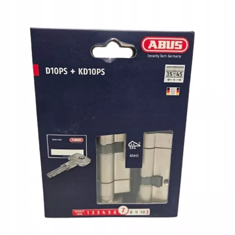 KOMPLET WKŁADEK ABUS D10PS 34/45 + KD10PS