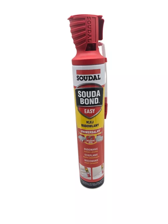 SOUDAL SOUDABOND EASY PIANOKLEJ DO STYROPIANU Z RURKĄ WĘŻYKIEM 750ML