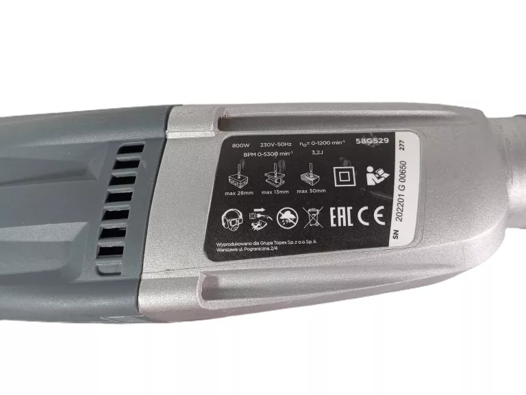 MŁOTOWIERTARKA GRAPHITE 58G536 500 W
