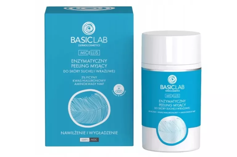 BASICLAB PEELING ENZYMATYCZNY DO TWARZY DO SKÓRY SUCHEJ I WRAŻLIWEJ 35 G