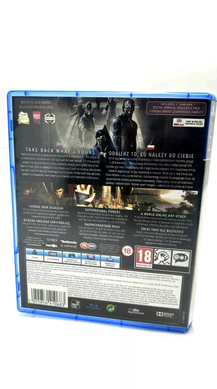 GRA DISHONORED 2 PS4