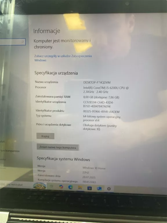 LAPTOP LENOVO YOGA 510-15ISK