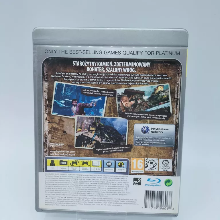 GRA NA PS3 UNCHARTED 2 AMONG THIEVES OKAZJA