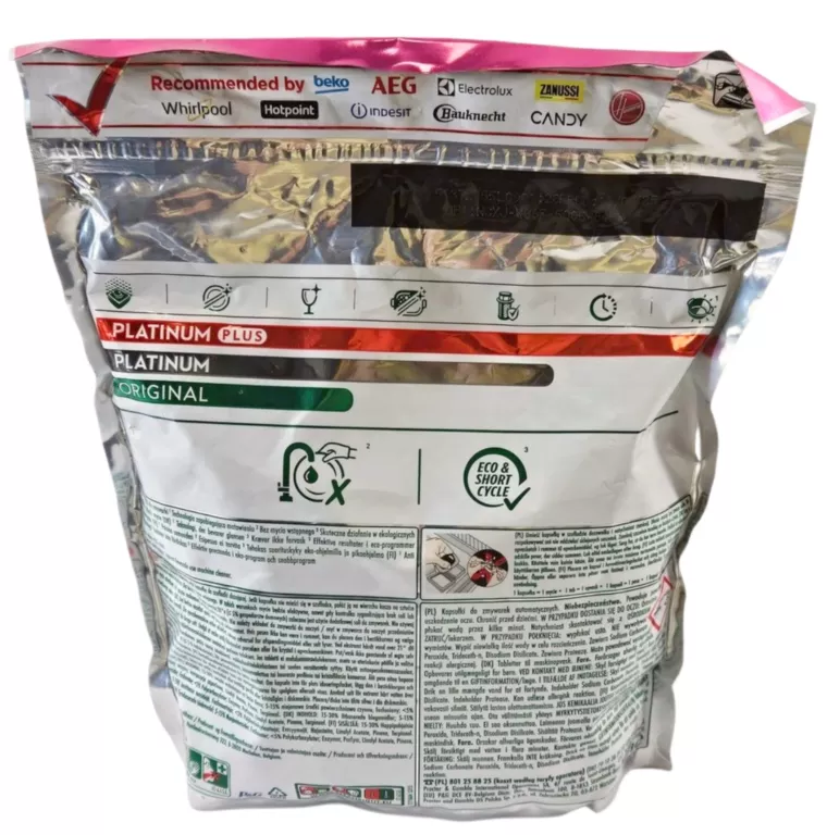 FAIRY PLATINUM PLUS KAPSUŁKI DO ZMYWARKI LEMON - 53 SZT