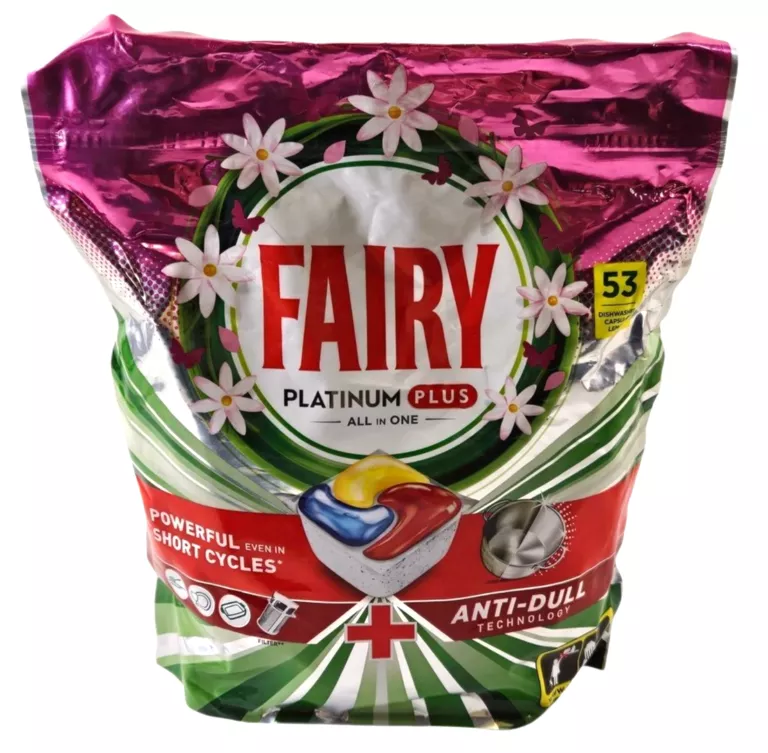FAIRY PLATINUM PLUS KAPSUŁKI DO ZMYWARKI LEMON - 53 SZT
