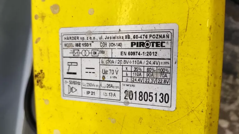 SPAWARKA PIROTEC ISE 150