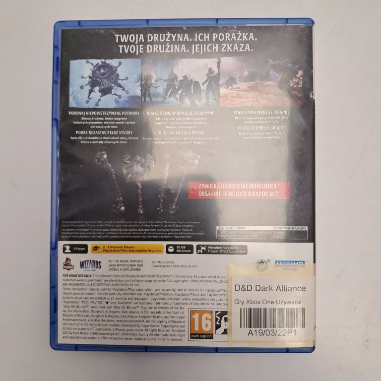 PS5 DARK ALLIANCE