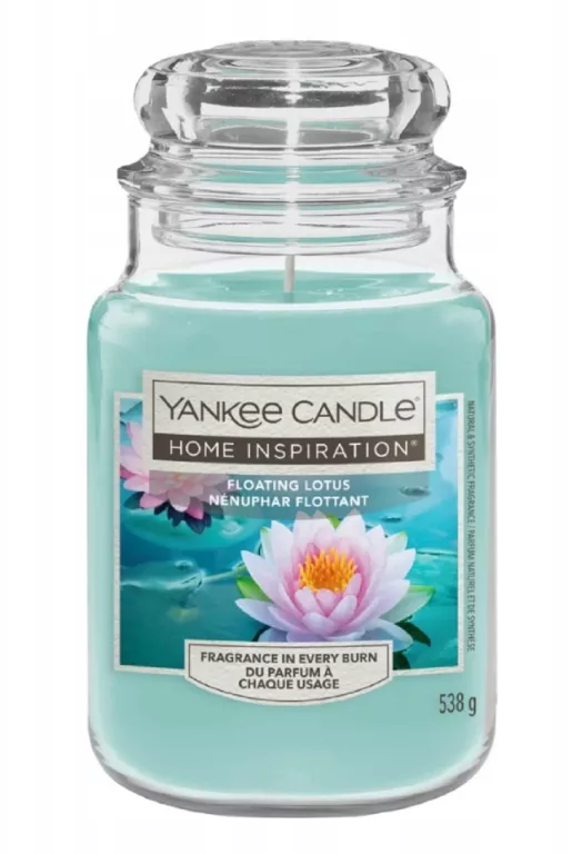 ŚWIECA ZAPACHOWA YANKEE CANDLE FLOATING LOTUS 538G.