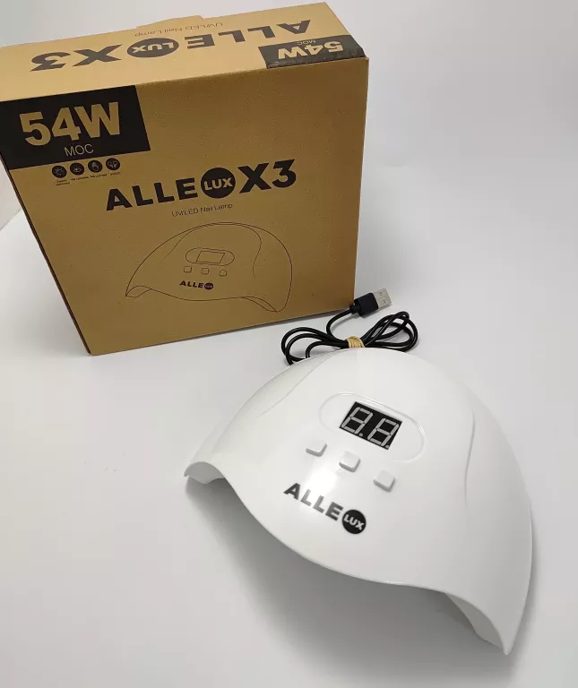 LAMPA DO PAZNOKCI ALLELUX X3 UV/LED 54W