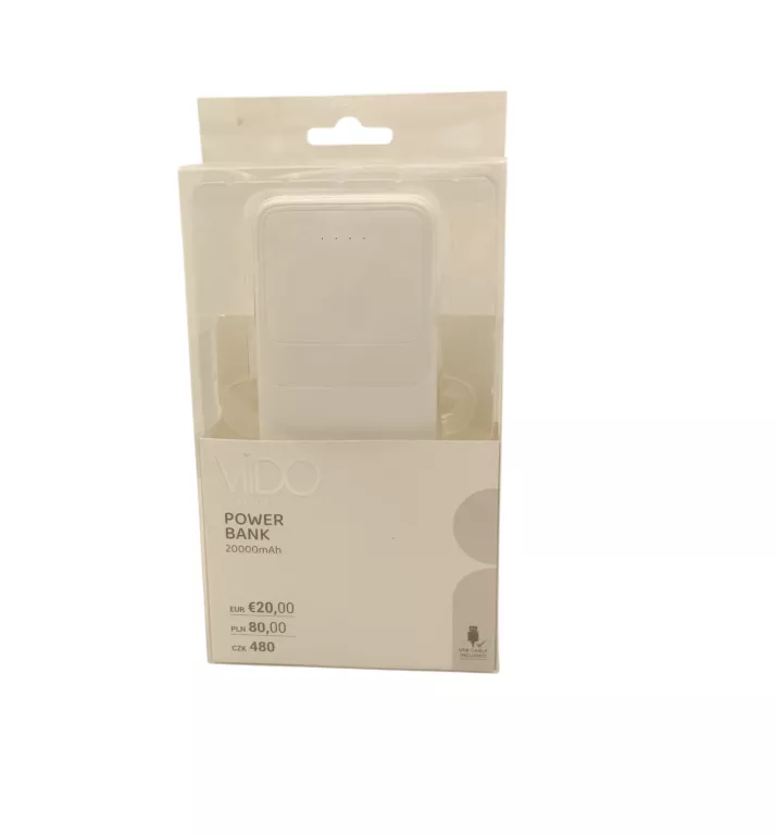 POWERBANK VIIDO 20000 MAH ROZNE KOLORY
