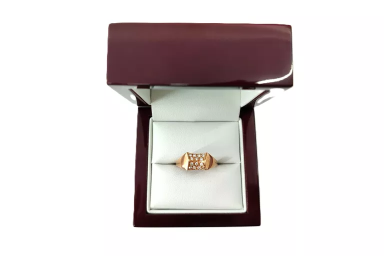 ŚLICZNY ZŁOTY PIERŚCIONEK P585 14K R19 3,49G