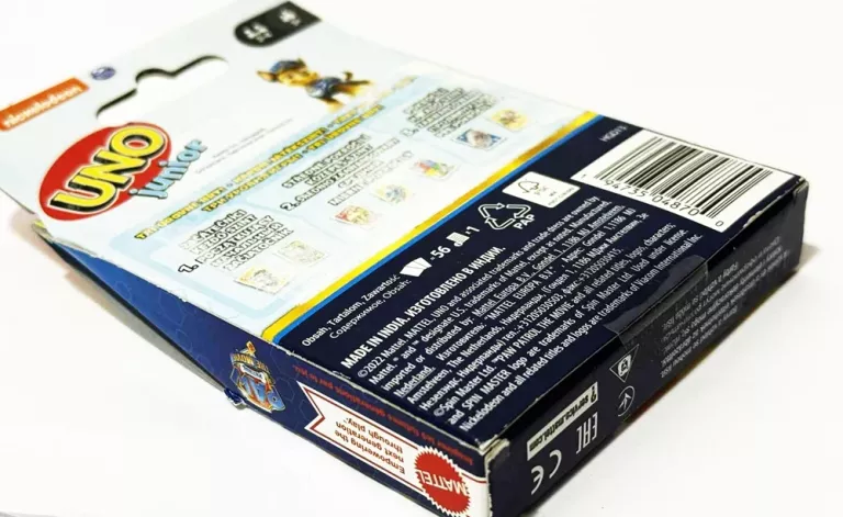 KARTY DO GRY DLA DZIECI UNO JUNIOR