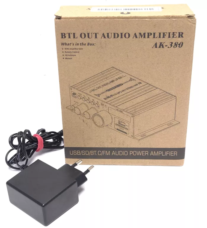 MINI AMPLITUNER 12V 4-8 OHM AK-380 Z PILOTEM