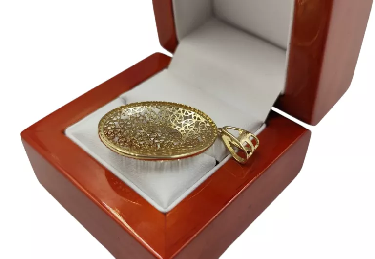 ZŁOTA ZAWIESZKA 585 W: 3,05G DŁ.4,0 CM