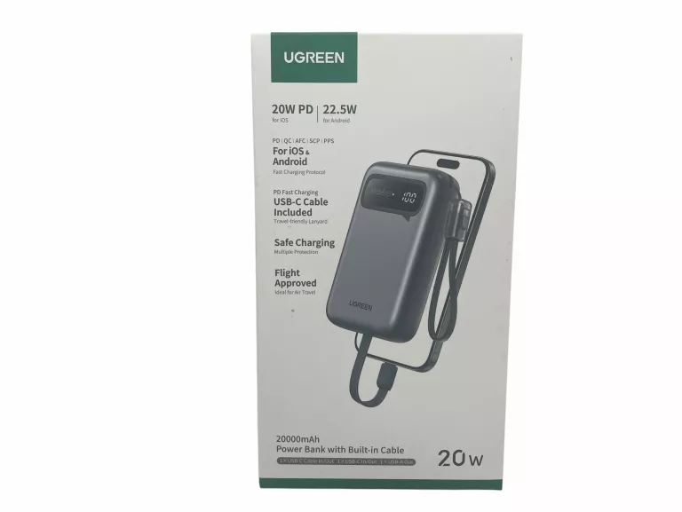 POWERBANK UGREEN GROUP LIMITED 20000 MAH CZARNY