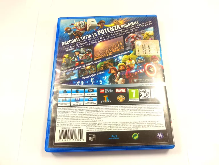 LEGO MARVEL AVENGERS PS4
