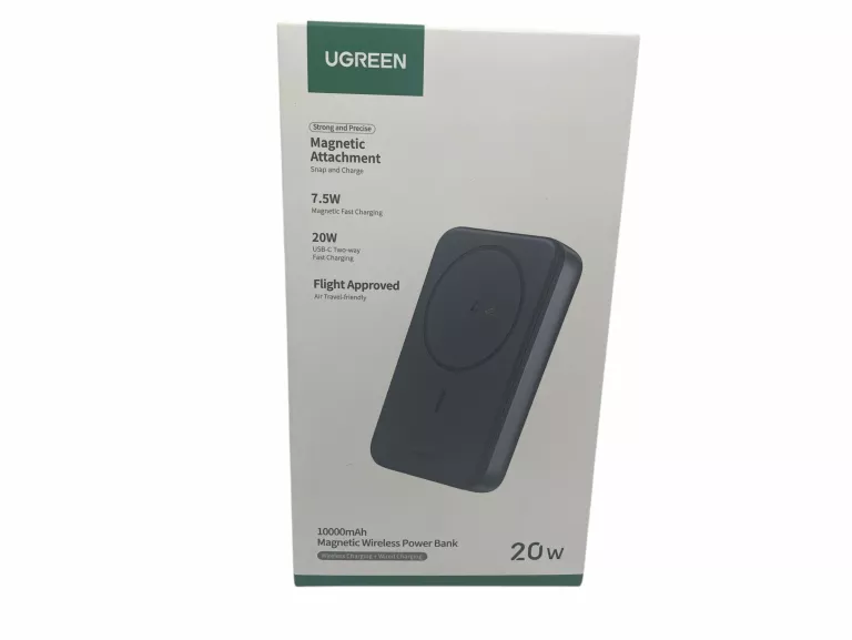 POWERBANK MAGNETYCZNY 10000MAH UGREEN, 20W CZARNY