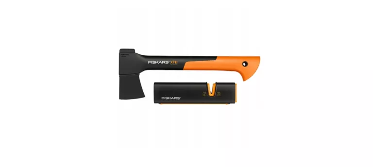 FISKARS SIEKIERA X7 - XS + OSTRZAŁKA XSHARP SET