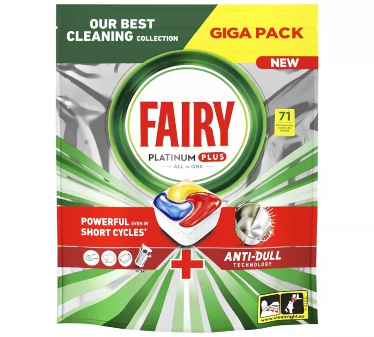 FAIRY PLATINUM PLUS ALL IN ONE TABLETKI DO ZMYWARKI CYTRYNA 71 SZT.