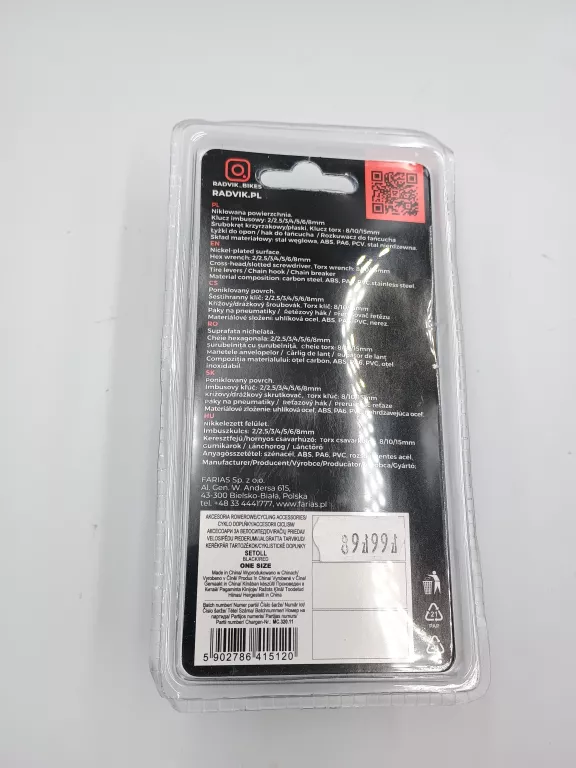 RADVIK MULTITOOL ROWEROWY